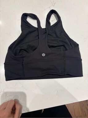 lululemon athletica Black Racerback Sports Bra